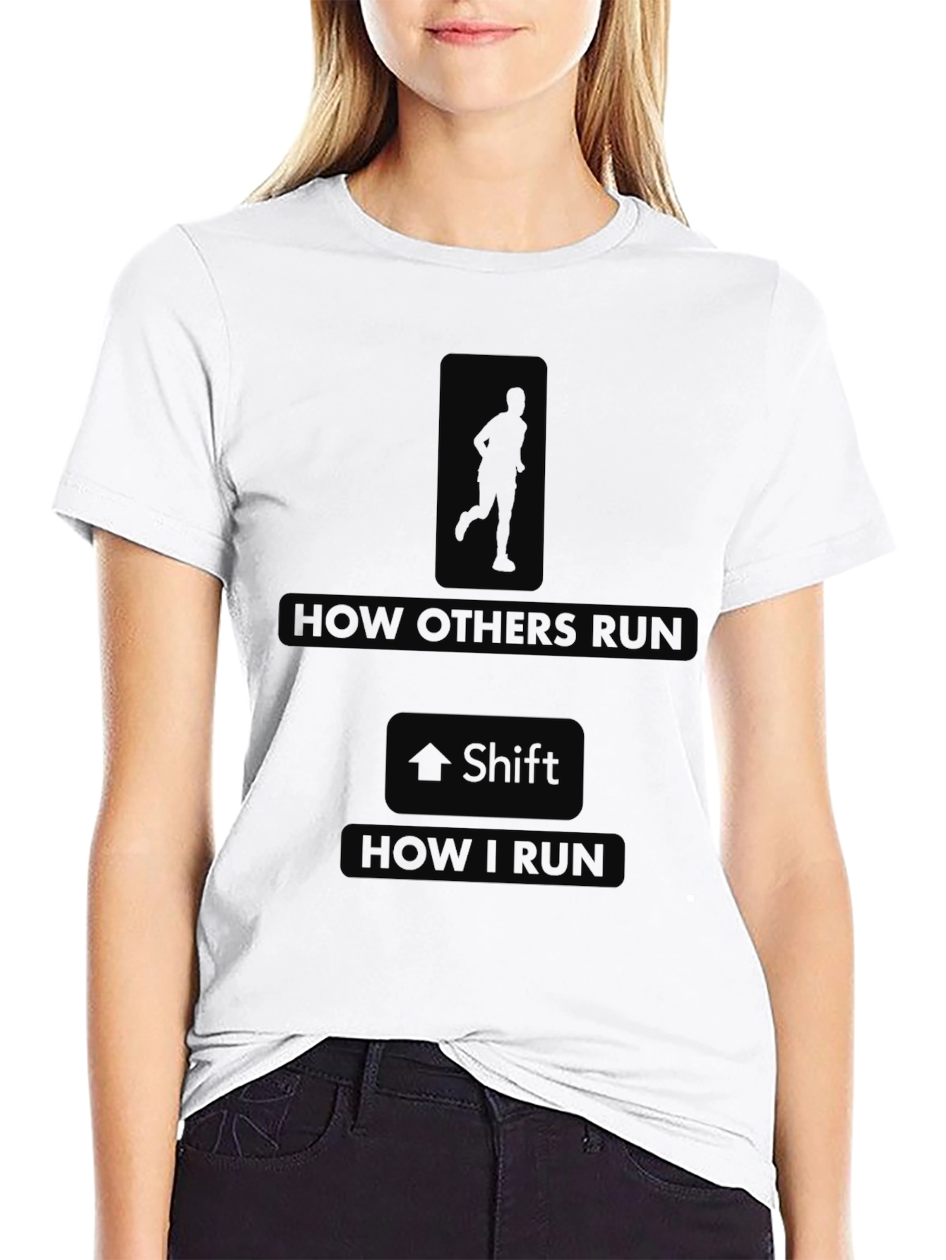 Funny Running T-Shirt - How I Run Design