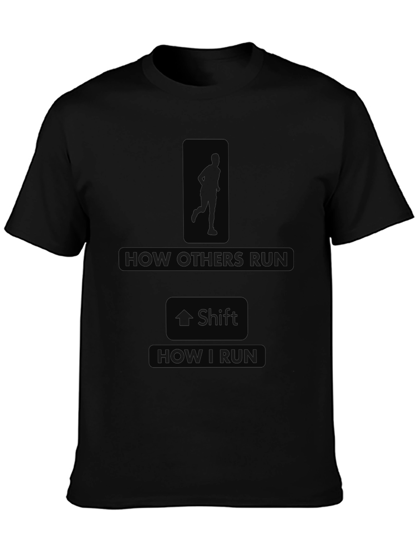 Funny Running T-Shirt - How I Run Design