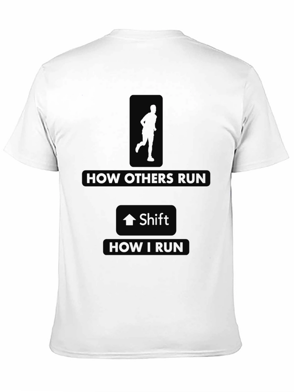 Funny Running T-Shirt - How I Run Design