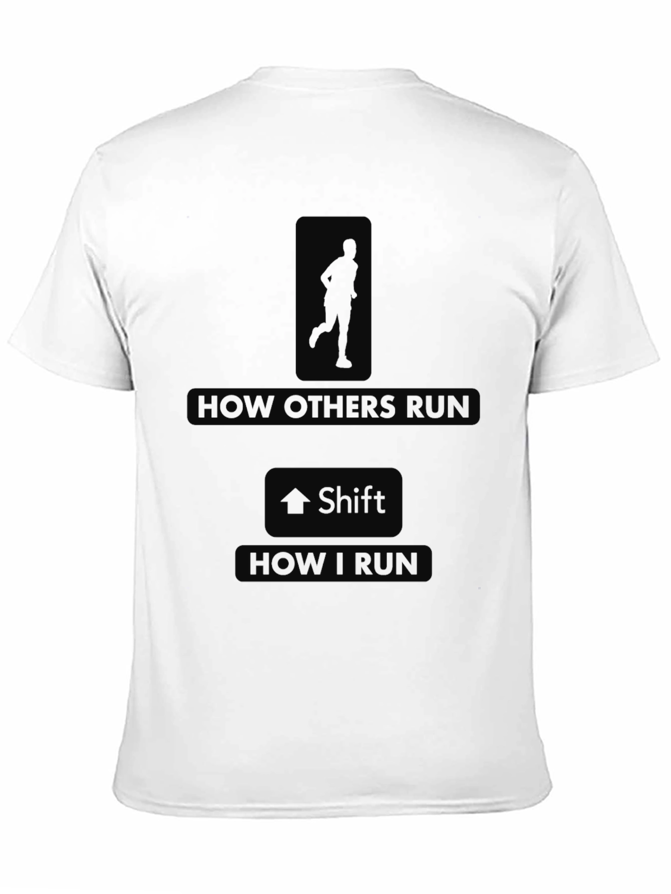 Funny Running T-Shirt - How I Run Design