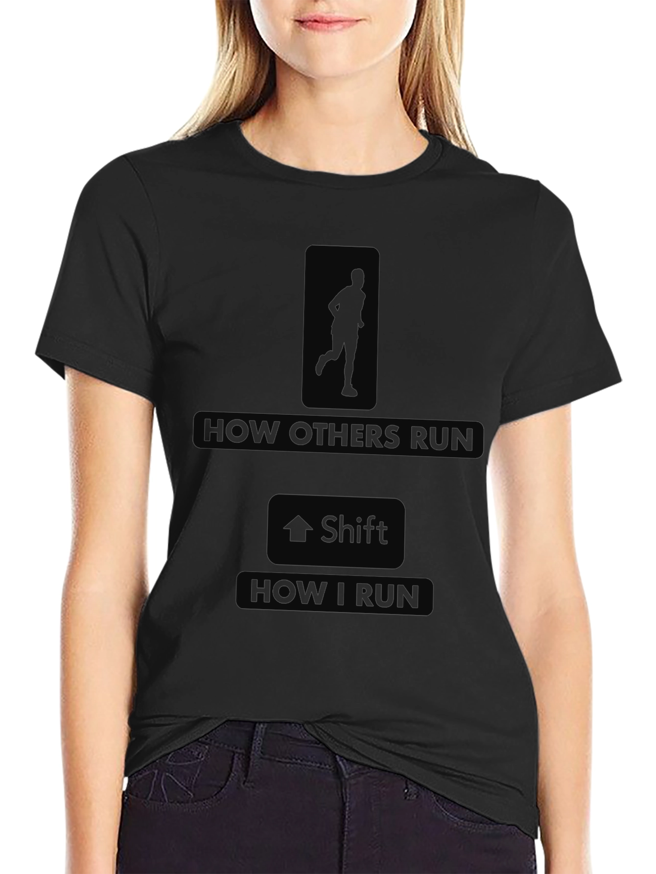 Funny Running T-Shirt - How I Run Design