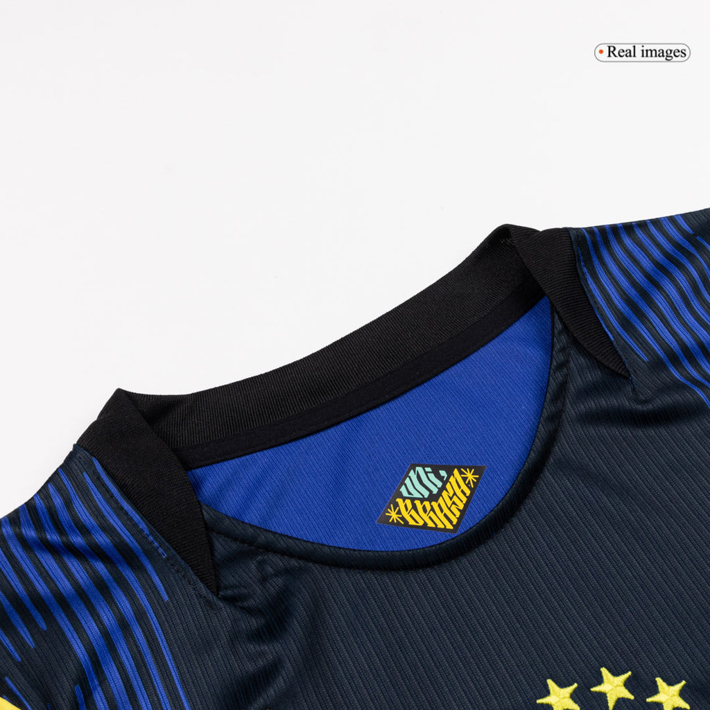 NEYMAR JR. #10 Brazil Away Soccer Jersey World Cup 2026 Navy Image 4