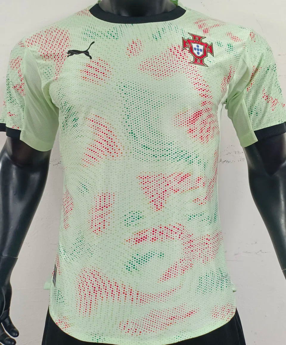 2025/26 Portugal Away White Player Version Soccer Jersey Front