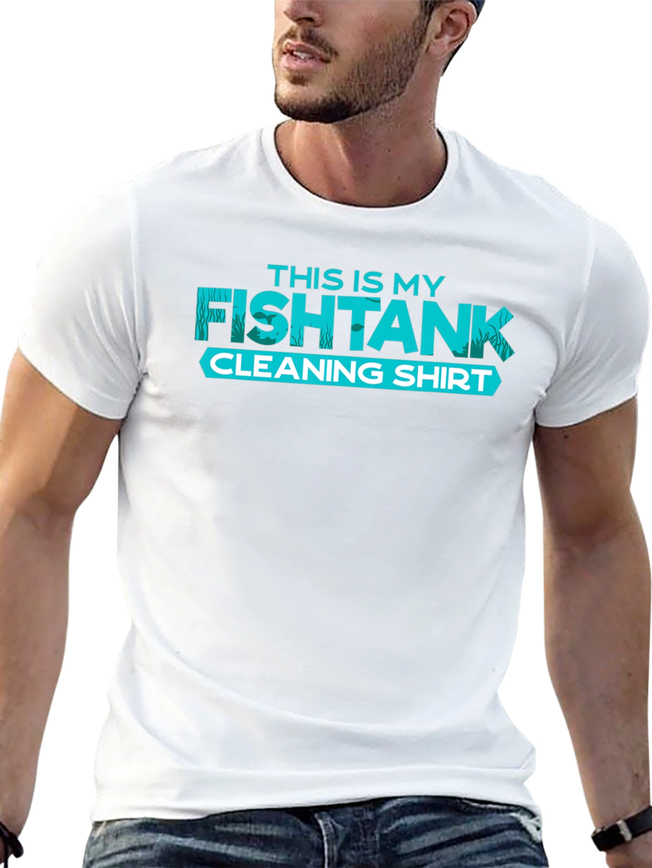 Fish Tank Cleaning Shirt - Novelty Aquarium T-Shirt
