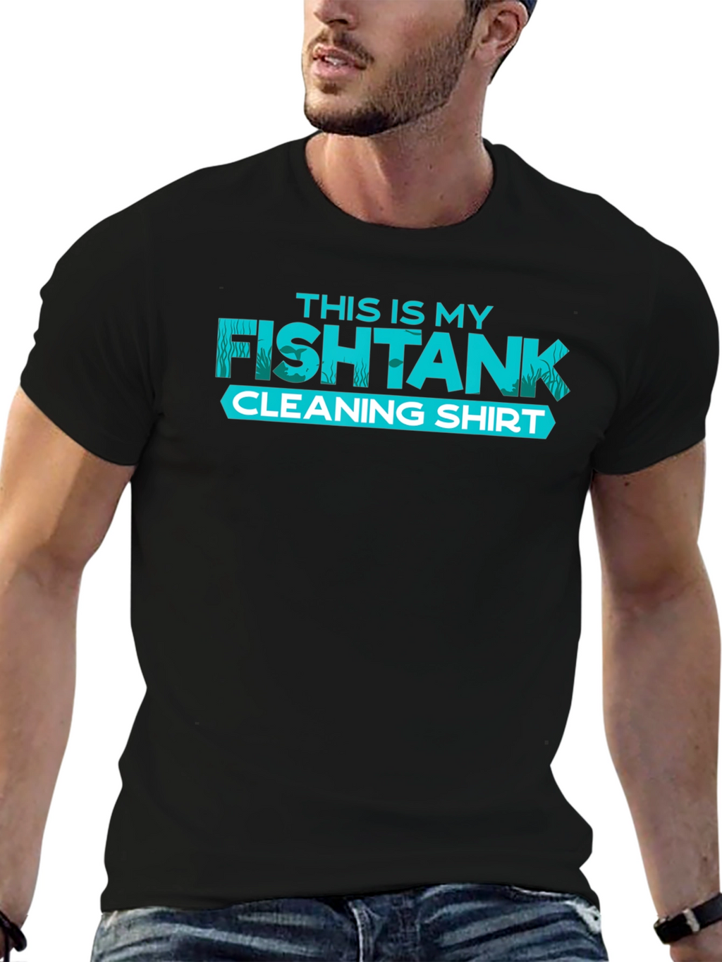 Fish Tank Cleaning Shirt - Novelty Aquarium T-Shirt