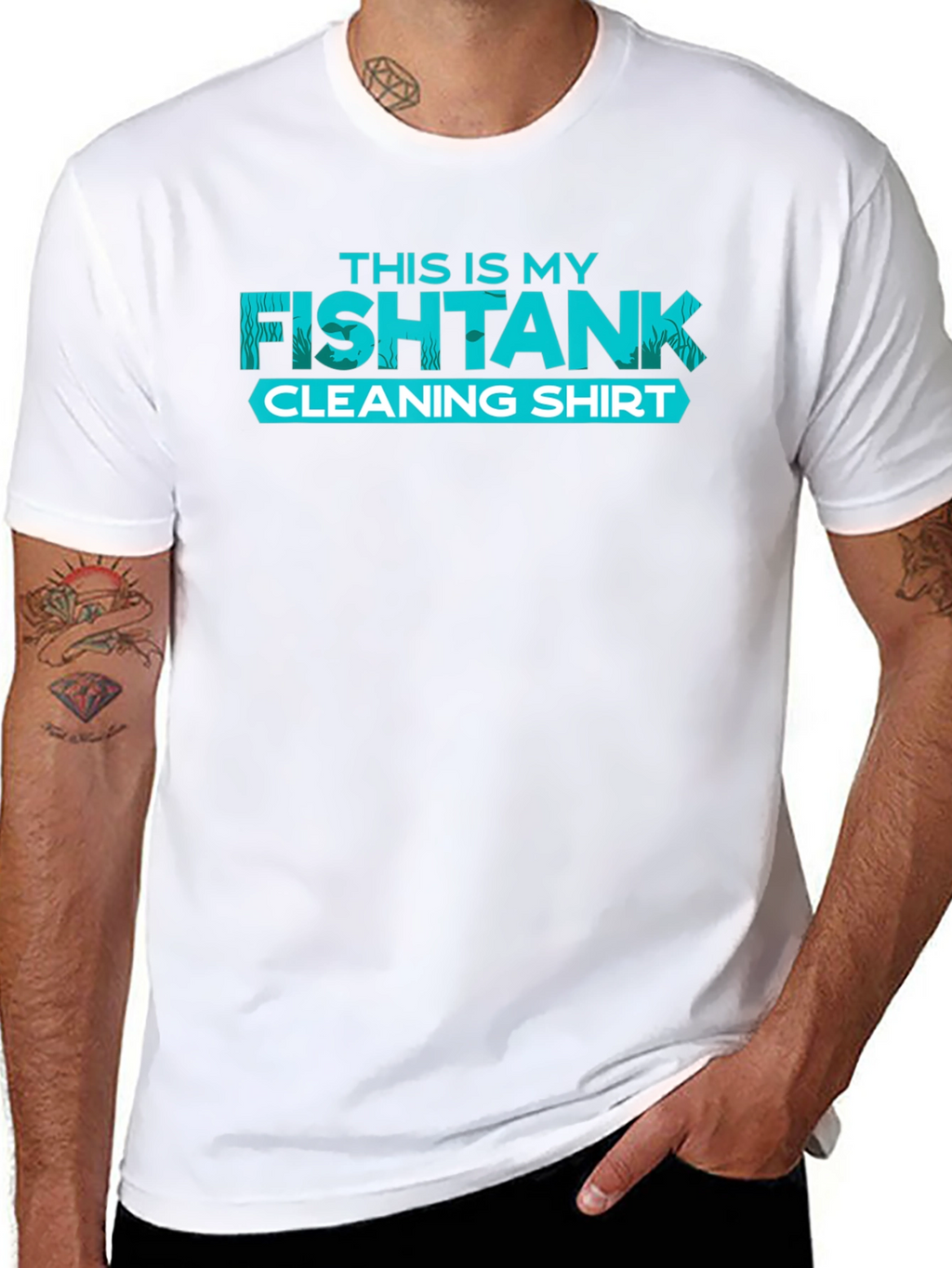 Fish Tank Cleaning Shirt - Novelty Aquarium T-Shirt