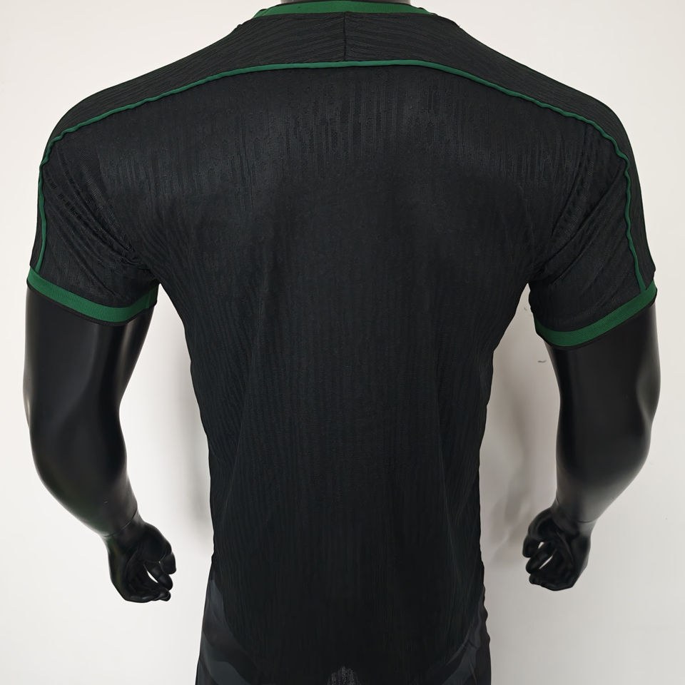 1998 Brazil Black Retro Player Version Soccer Jersey 球员版 Item NO.: 2137616 Back