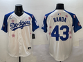 Men's Los Angeles Dodgers Anthony Banda #43 White Player Jerseys