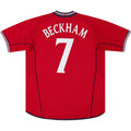 BECKHAM #7 Retro England Away Jersey World Cup 2002 Front