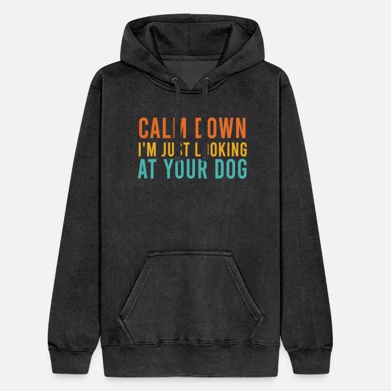 Calm Down I'm Just Looking At Your Dog Retro