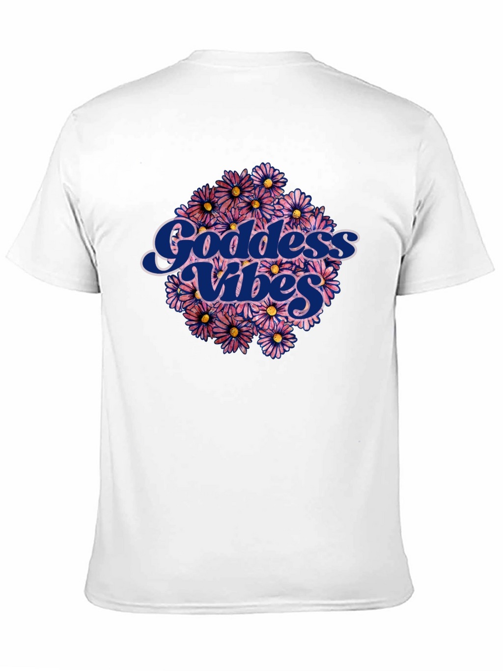 Goddess Vibes Graphic Tee - Floral Design