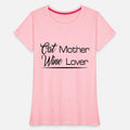 cat mother wine lover