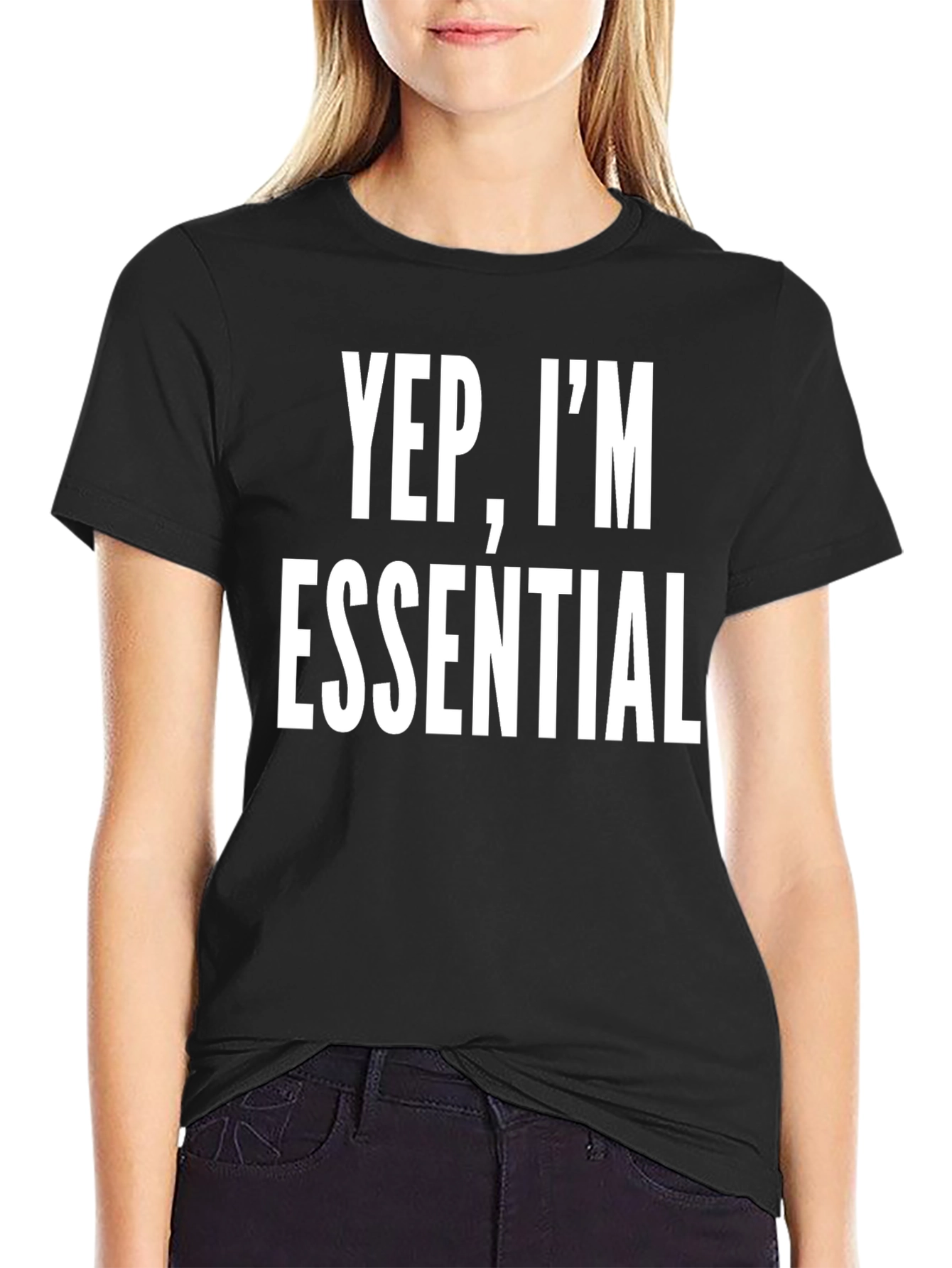 Yep Im Essential Black T-Shirt