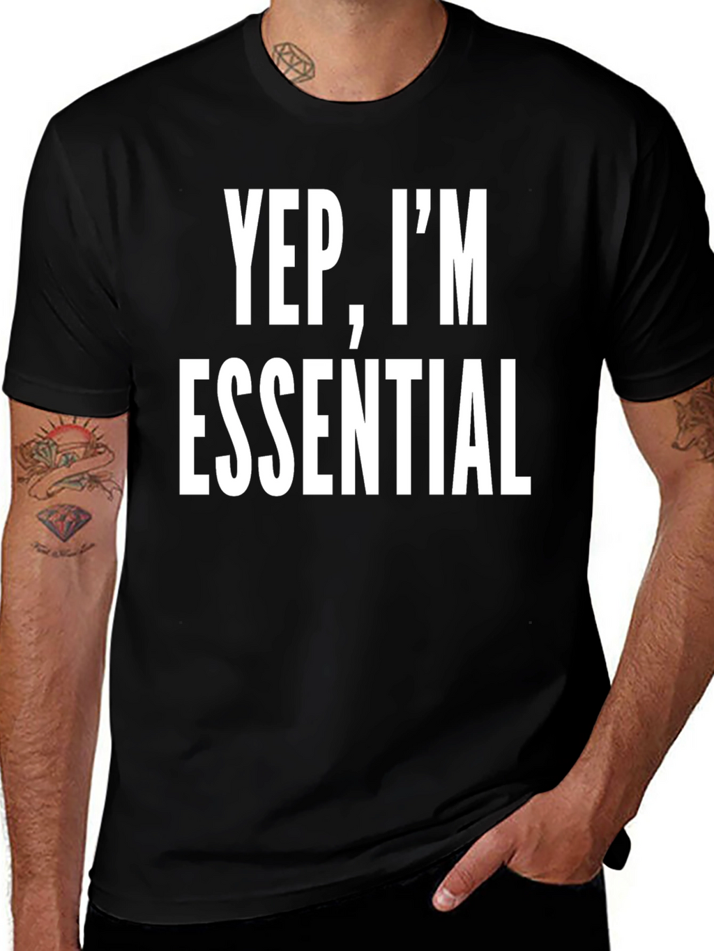Yep Im Essential Black T-Shirt