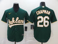 Men's Oakland Athletics Matt Chapman #26 Green Replica Baseball Jerseys