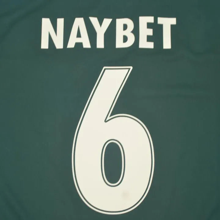 1998 Morocco Green Retro Soccer Jersey Detail 1