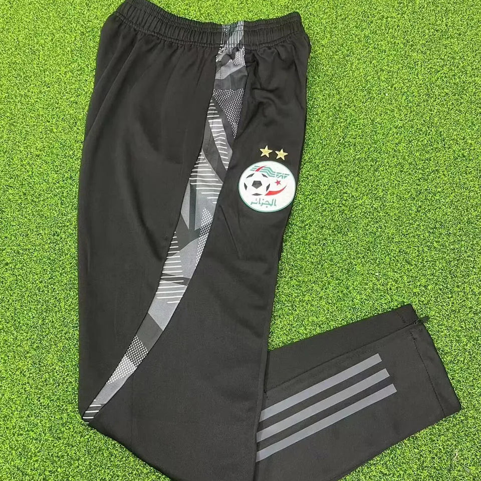 2024/25 Algeria Black Sports Trousers Front