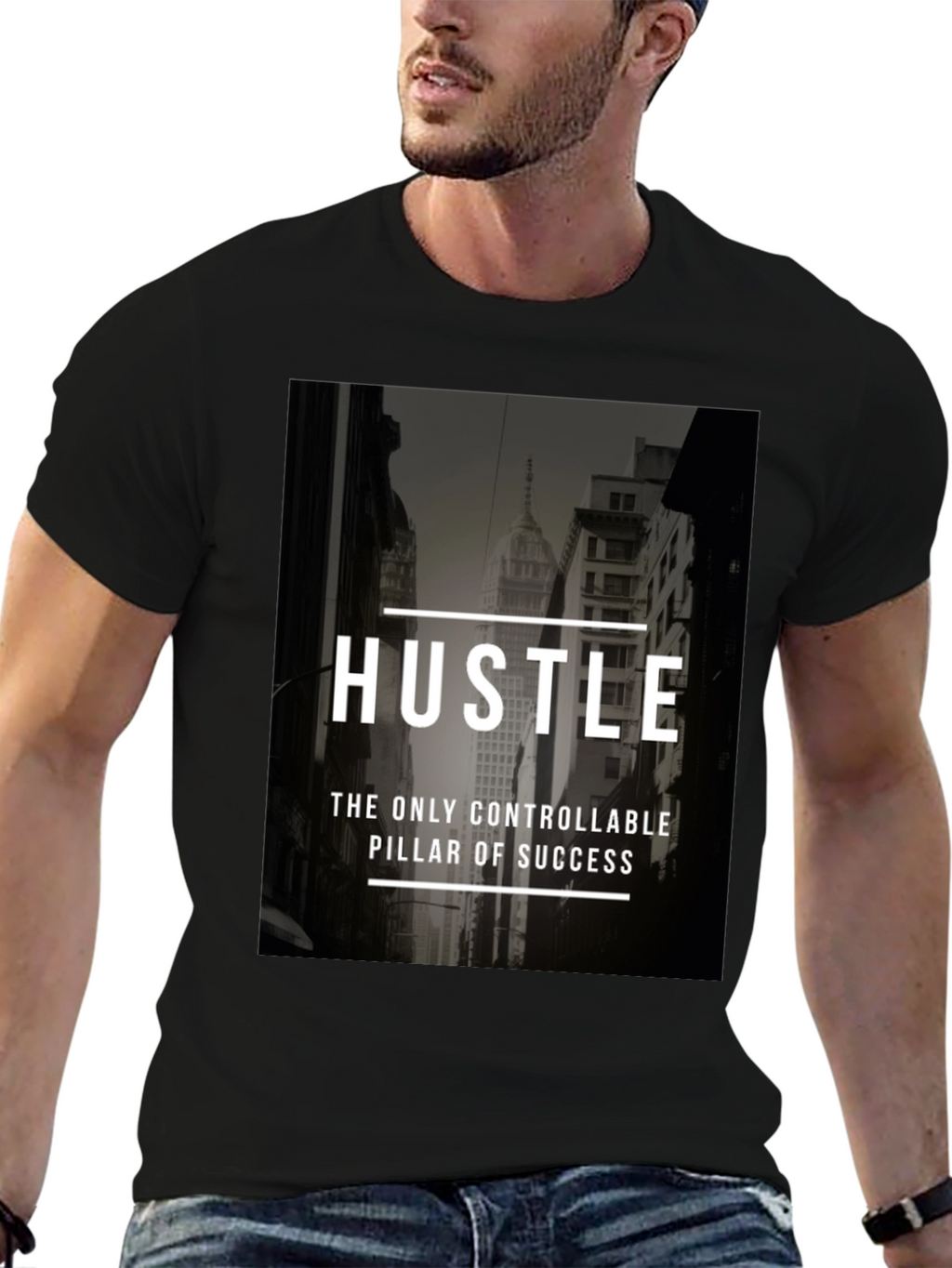 Hustle Graphic Tee - Urban Motivation