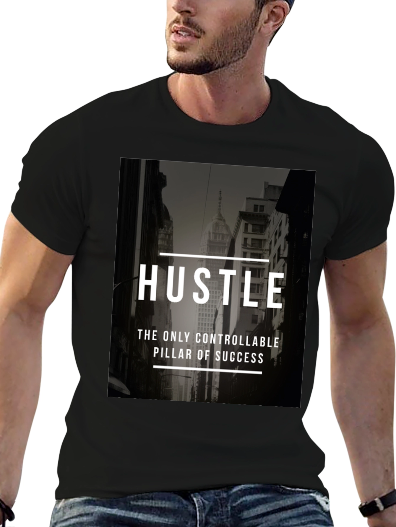 Hustle Graphic Tee - Urban Motivation