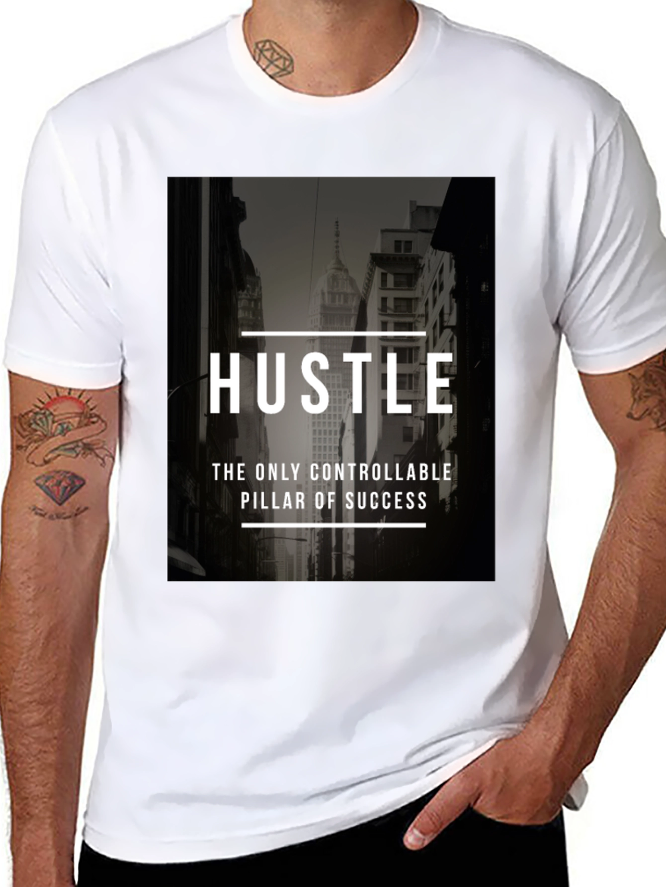 Hustle Graphic Tee - Urban Motivation