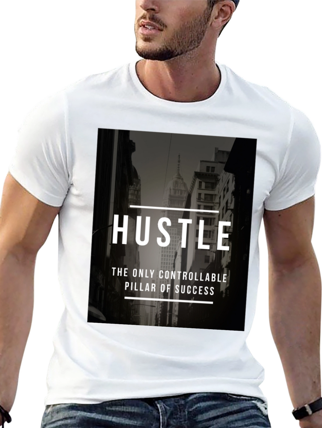 Hustle Graphic Tee - Urban Motivation