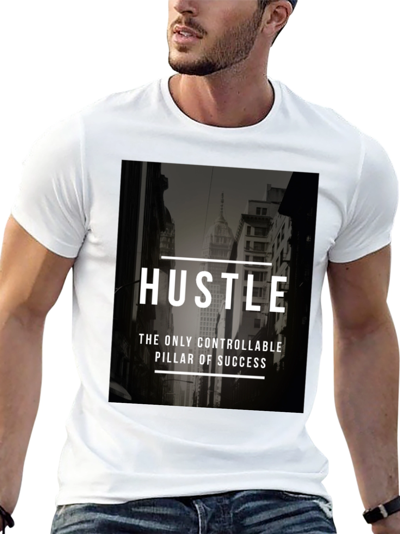 Hustle Graphic Tee - Urban Motivation