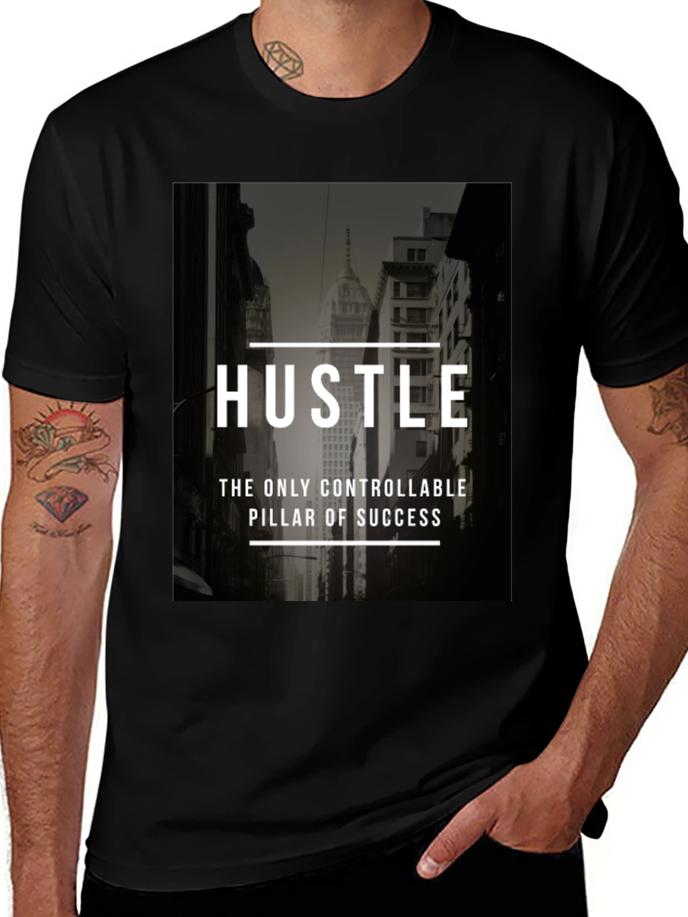 Hustle Graphic Tee - Urban Motivation