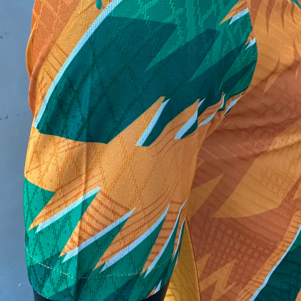 2024 Ivory Coast Special Edition Orange Player Version Jersey Detail 1
