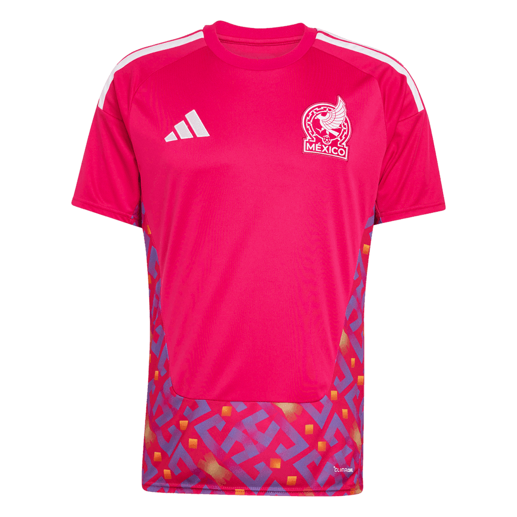 Mexico Goalkeeper Soccer Jersey World Cup 2026 Pink Front
