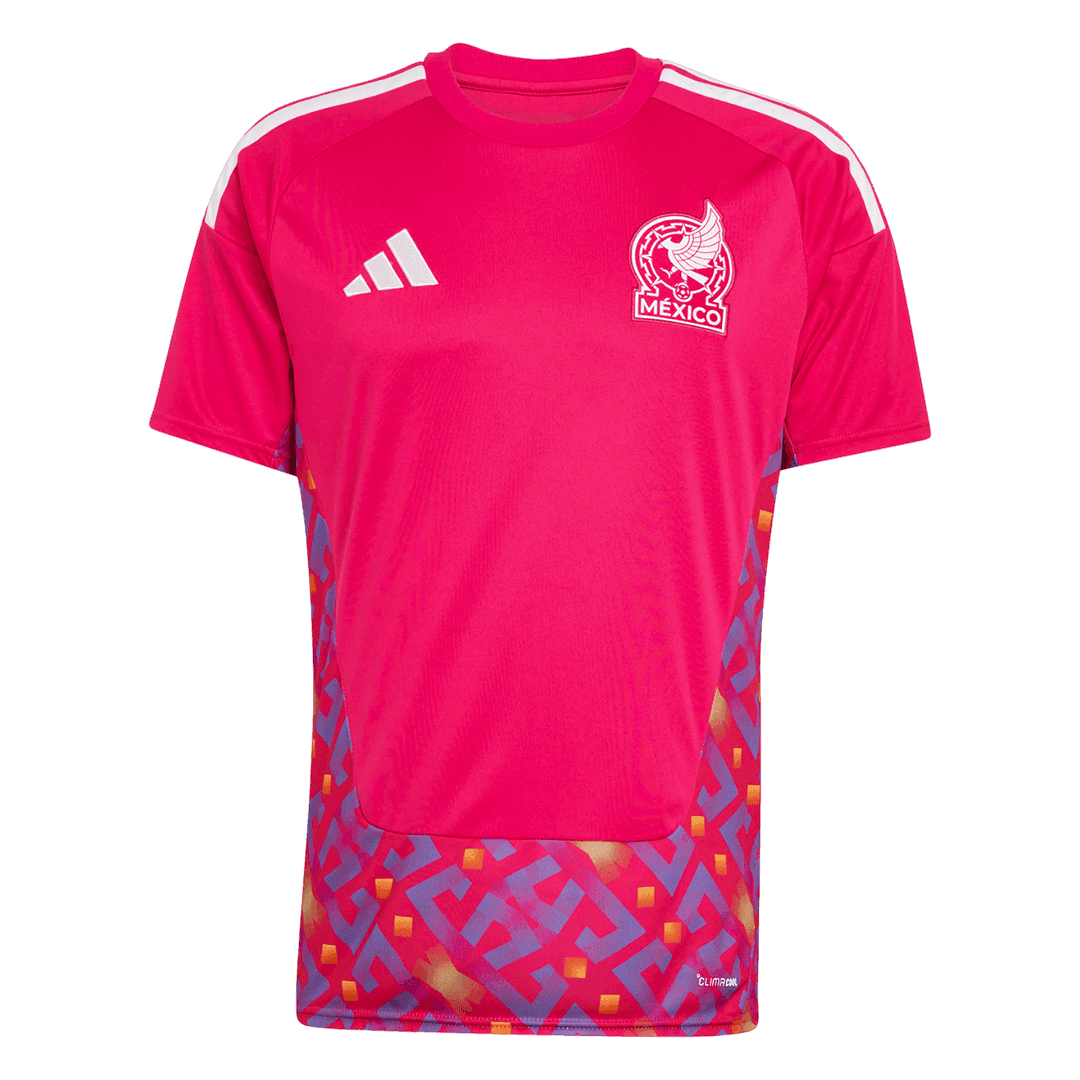 Mexico Goalkeeper Soccer Jersey World Cup 2026 Pink Front