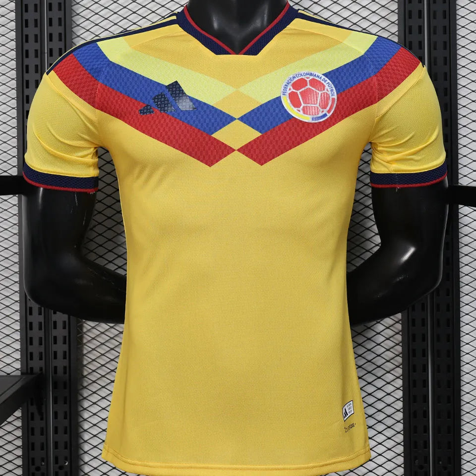 2026/27 Colombia Special Edition Yellow Player Version Soccer Jersey Front