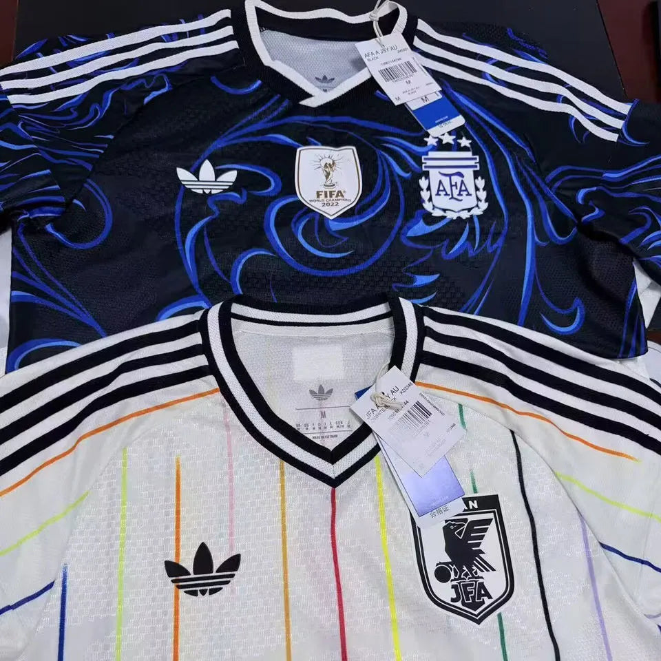 2026/27 Japan Away White Player Version Long Sleeve Jersey Detail 2