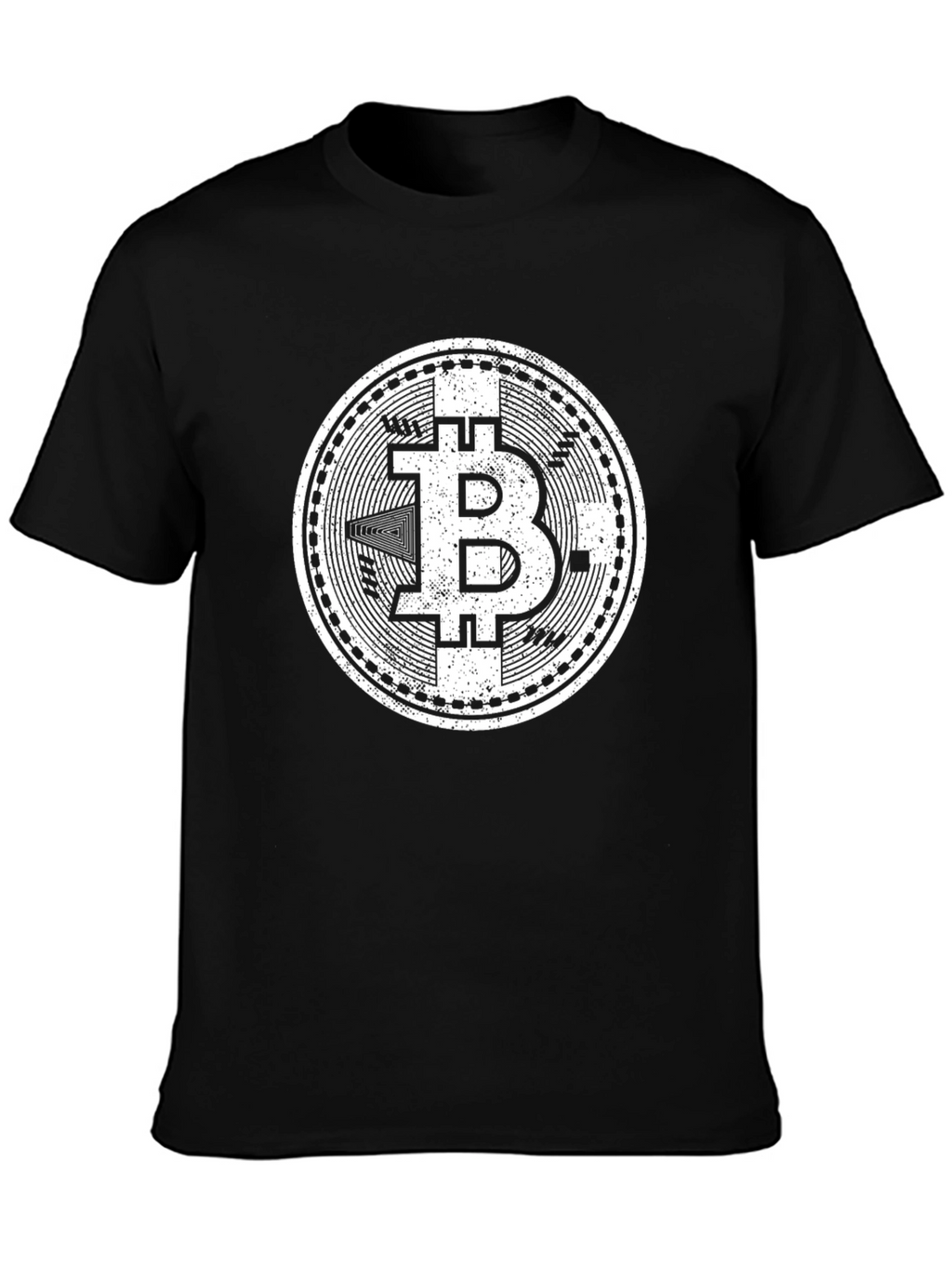 Bitcoin Cryptocurrency Graphic T-Shirt - Black