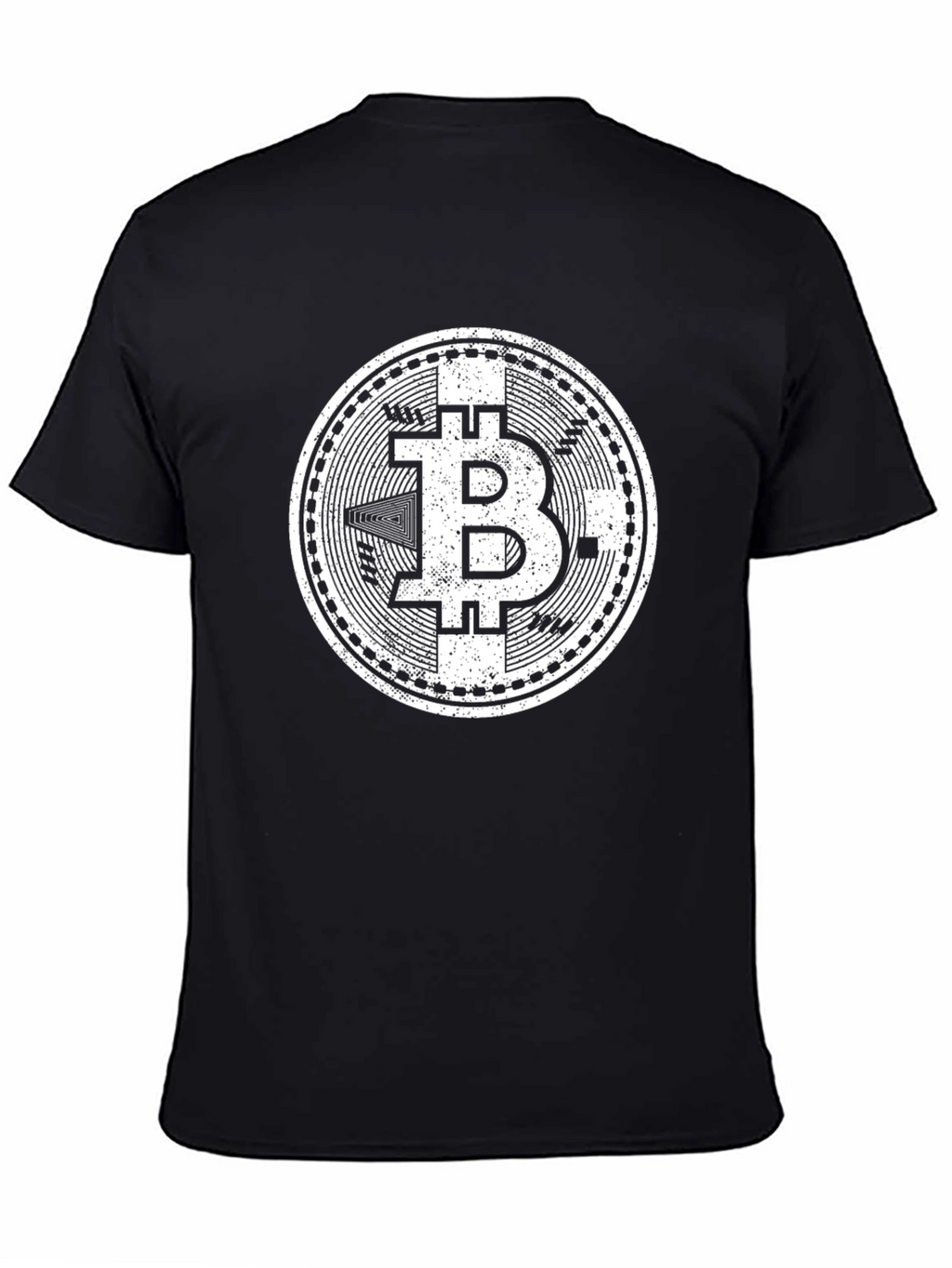 Bitcoin Cryptocurrency Graphic T-Shirt - Black