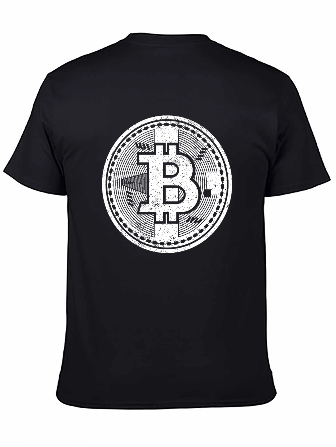 Bitcoin Cryptocurrency Graphic T-Shirt - Black