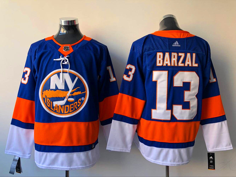 Men's New York Islanders Mathew Barzal #13 Royal Player Game Jerseys