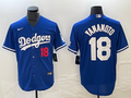 Men's Los Angeles Dodgers Yoshinobu Yamamoto #18 Royal Replica Game Jerseys