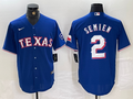 Men's Texas Rangers Marcus Semien #2 Royal Away Replica Player Jerseys