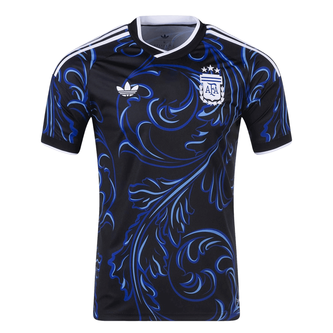 Argentina Away Soccer Jersey World Cup 2026 Black Front