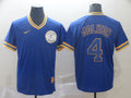 Men's Milwaukee Brewers Paul Molitor #4 Blue Player Jerseys