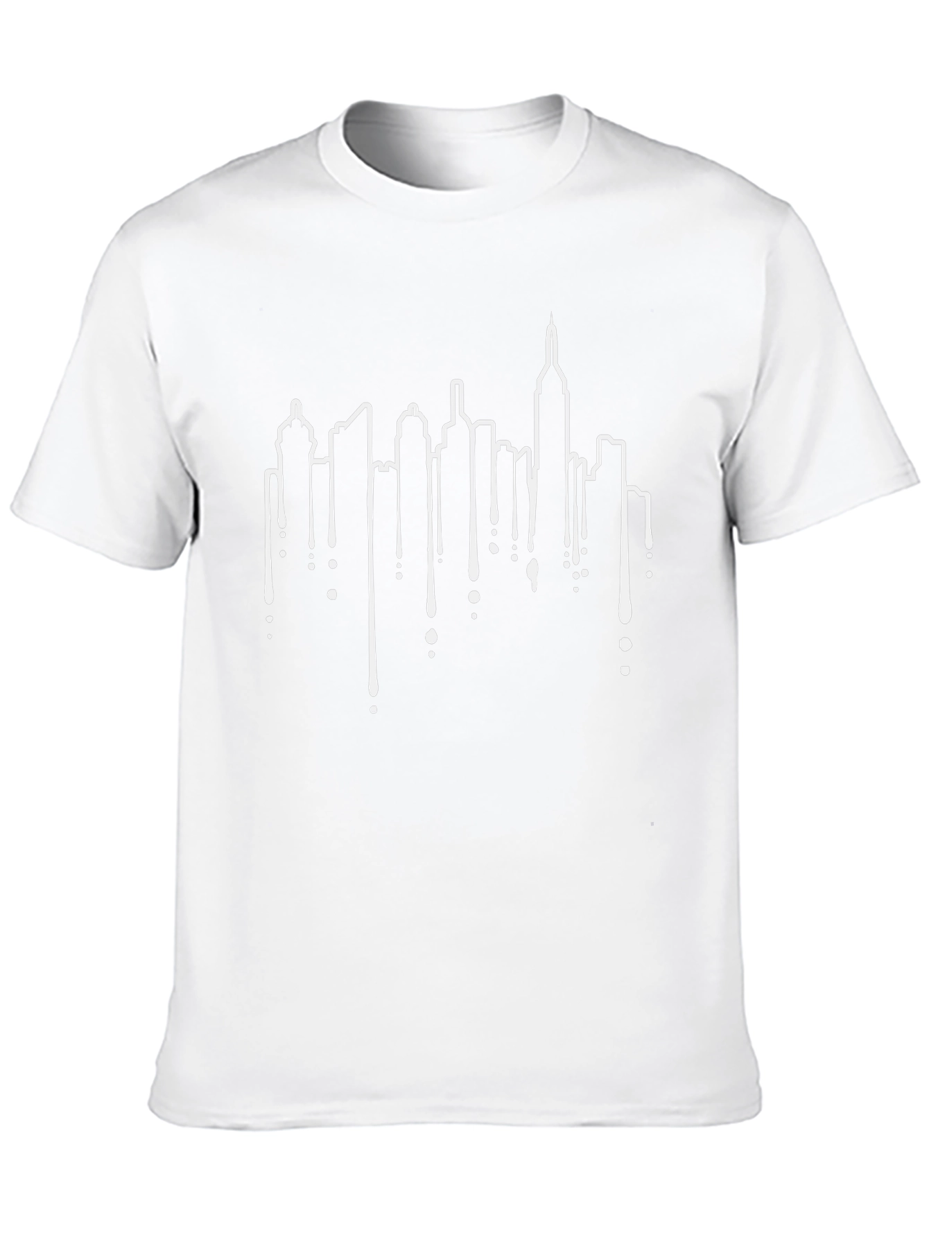 Urban Skyline Graphic Tee - Modern Cityscape Design