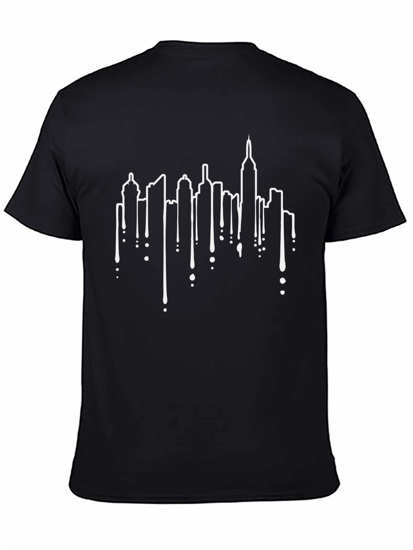 Urban Skyline Graphic Tee - Modern Cityscape Design
