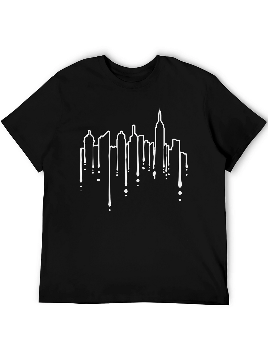 Urban Skyline Graphic Tee - Modern Cityscape Design