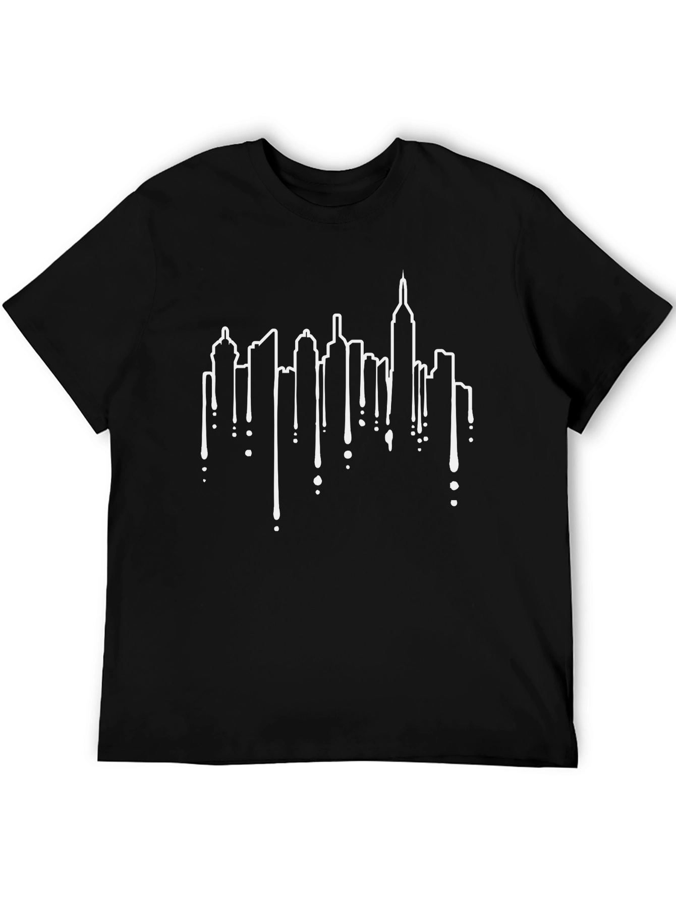 Urban Skyline Graphic Tee - Modern Cityscape Design
