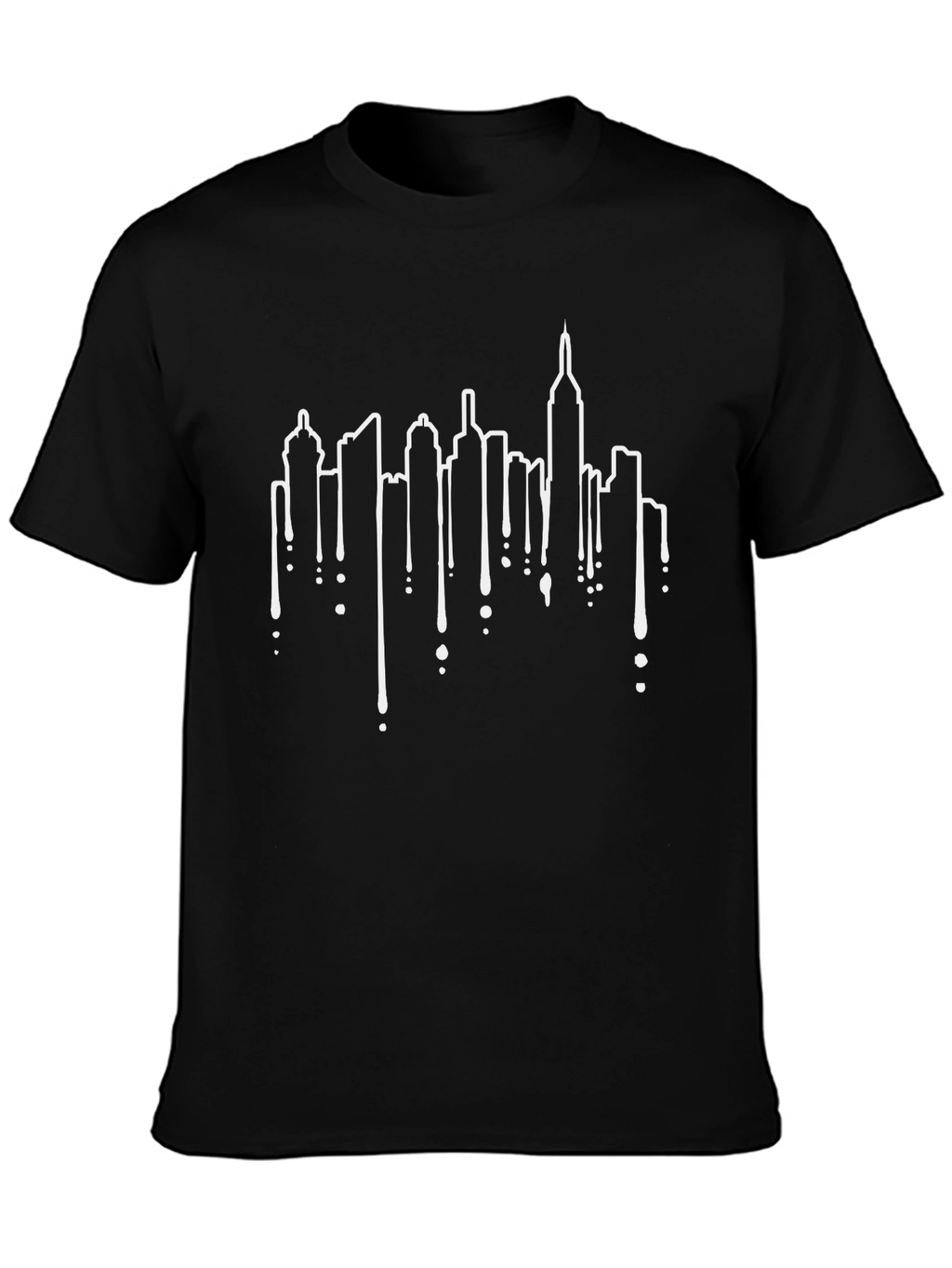 Urban Skyline Graphic Tee - Modern Cityscape Design