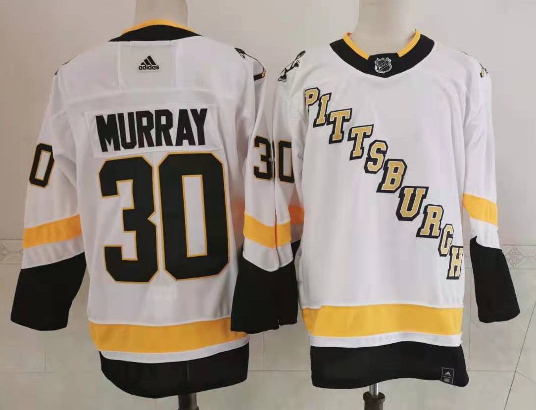Men's Pittsburgh Penguins Matt Murray #30 White Player Jerseys