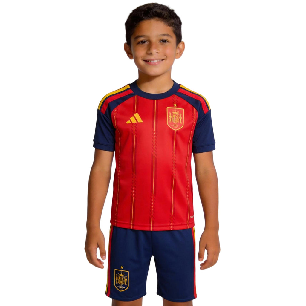 Kids Spain Home Jersey Kit World Cup 2026 - [Super Replica] Front
