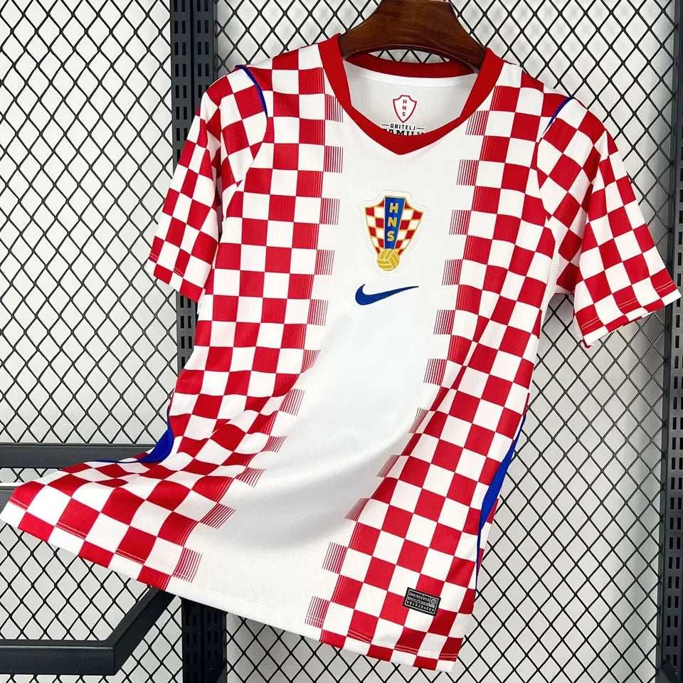 2026/27 Croatia Home Fans Soccer Jersey Detail 1