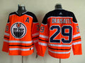 Men's Edmonton Oilers Leon Draisaitl #29 Orange Breakaway Player Jerseys