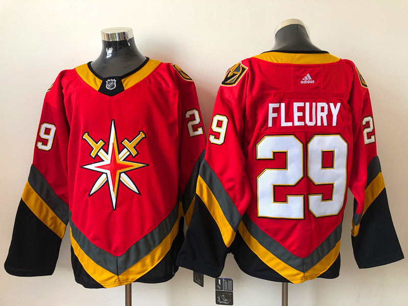 Men's Vegas Golden Knights Marc-Andre Fleury #29 Red Breakaway Player Jerseys